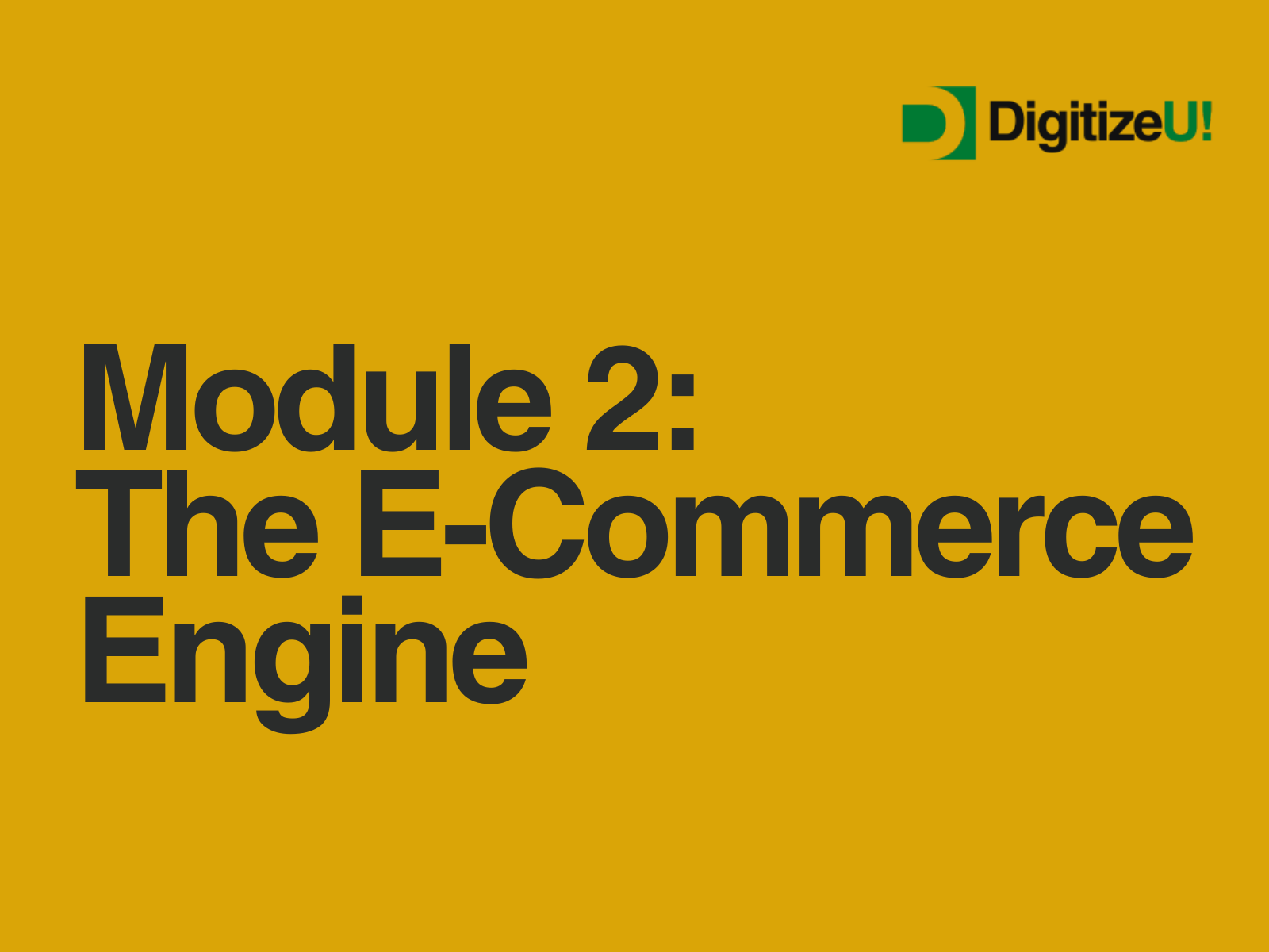 The E-Commerce Engine