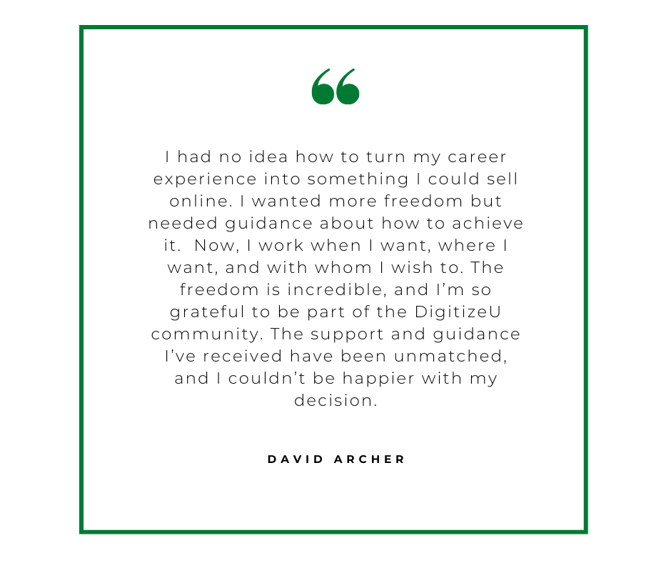 Testimonial-David Archer